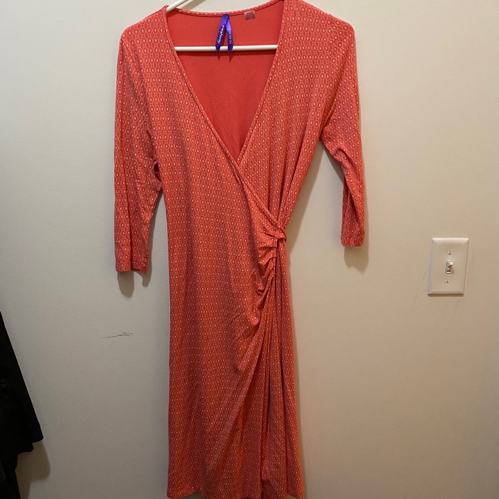 Seraphine maternity wrap dress